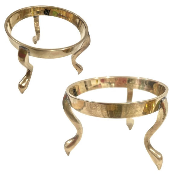 Enameled Cloisonne Brass Egg Trinket Box with Brass Stand Fruit & Flower Design. - Picture 10 of 15